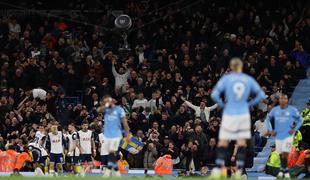 Neverjetni prizori na Etihadu, Tottenham napolnil mrežo Cityju!