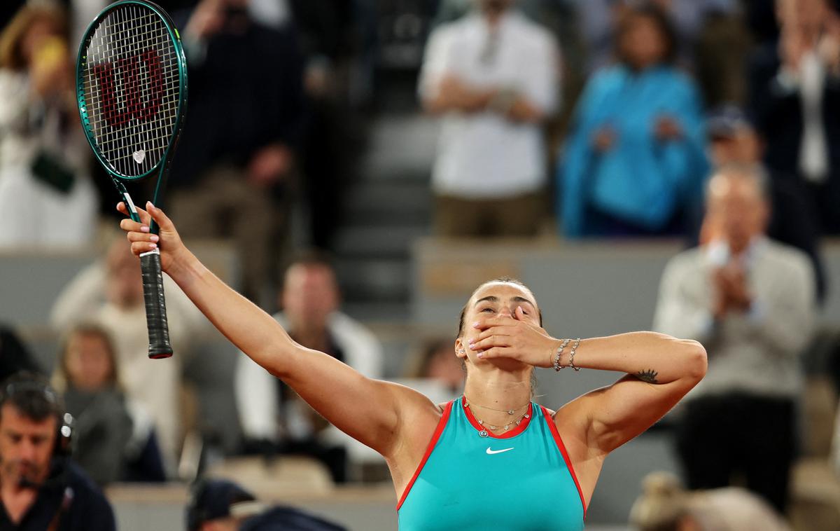 Arina Sabalenka | Arina Sabalenka se je uvrstila v veliki finale. | Foto Reuters