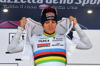 Evenepoel o zahtevnih dnevih in negativnih komentarjih