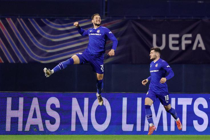 Marko Pjaca je poskrbel za zmago Dinama, a ta ni bila dovolj za napredovanje. | Foto: Reuters