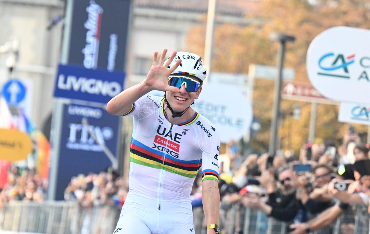 Tadej Pogačar, Lombardia 2025 | Tadej Pogačar je prvi v zgodovini s petimi zaporednimi zmagami na Dirki po Lombardiji. | Foto Guliverimage