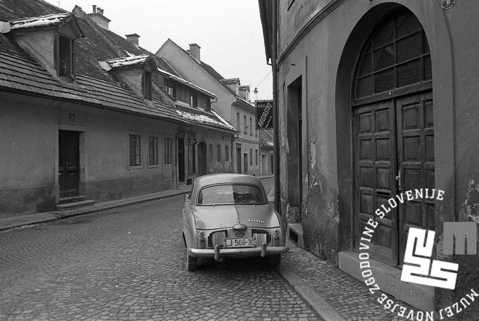 Trubarjeva cesta leta 1977 | Foto: Miško Kranjec, hrani: MNZS