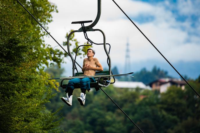 smučarski skoki, reprezentanca | Domen Prevc trenutno ni na želeni ravni. Wislo, ki bo konec tedna gostila edini tekmi poletne velike nagrade za skakalce, bo izpustil. | Foto Grega Valančič/Sportida