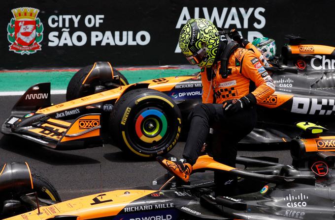 Lando Norris je dobil sobotni šprint. | Foto: Reuters