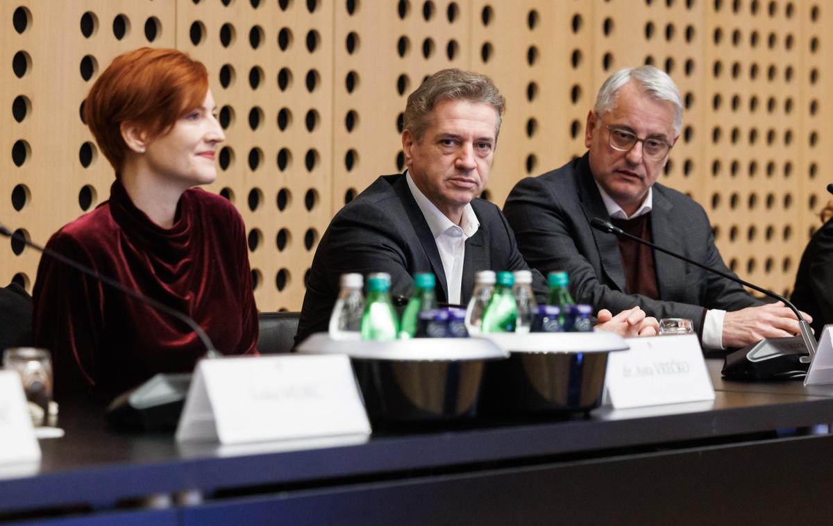 Robert Golob Matjaž Han Asta Vrečko | Foto STA