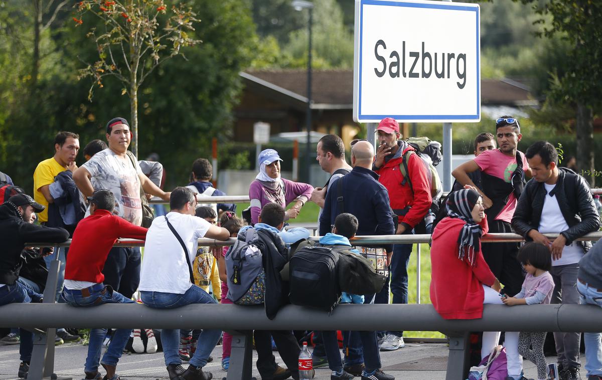Prebežniki v Salzburgu | Foto Reuters