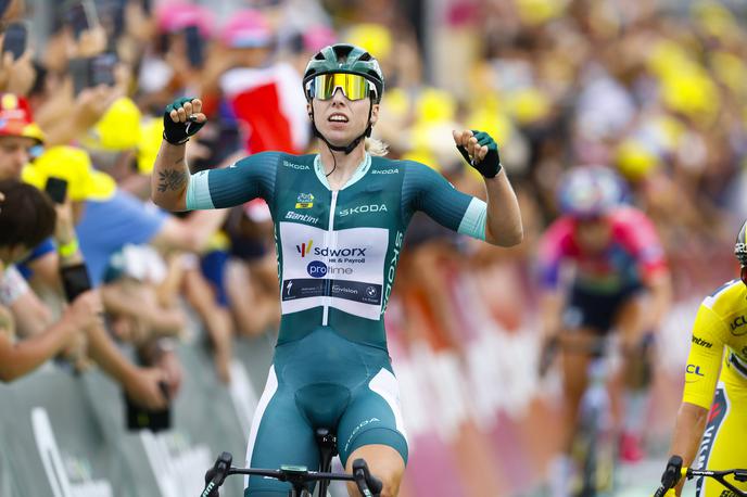 Lorena Wiebes, TDF Femmes | Lorena Wiebes je slavila drugi dan zapored. | Foto Guliverimage
