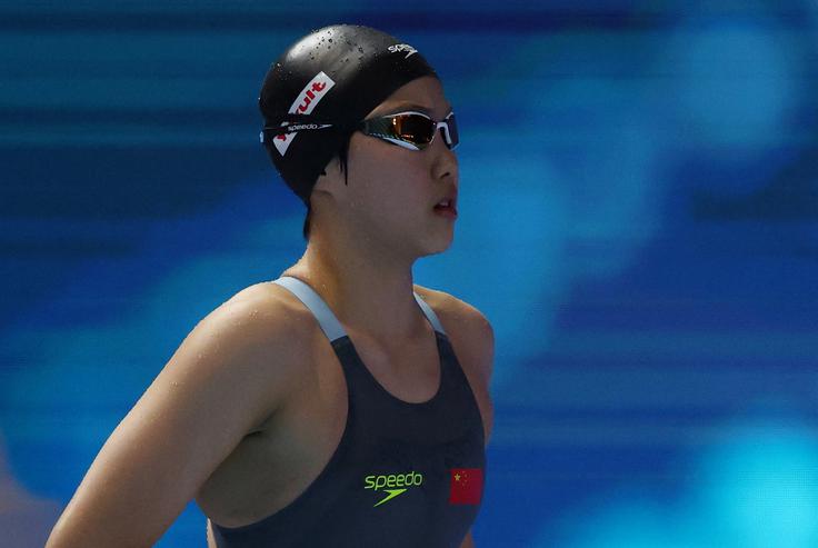 12-letna Yu Zidi je za las zgrešila odličje. | Foto: Reuters