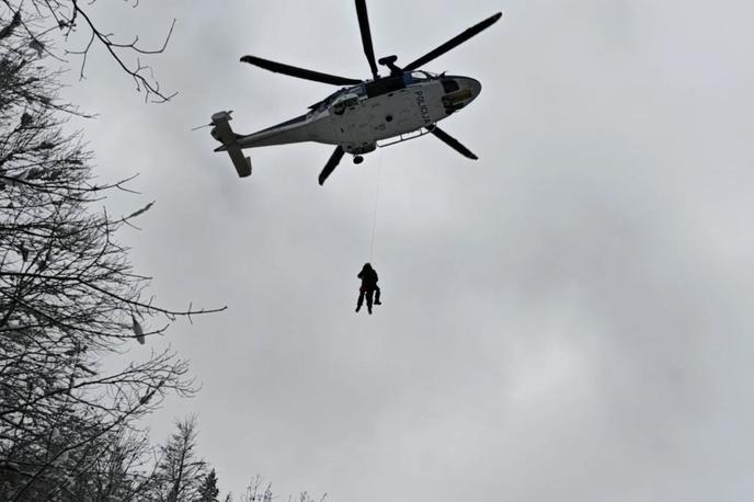 Policijski helikopter, reševanje, Komna | Fotografija je simbolična. | Foto Gorska reševalna služba Bohinj/Facebook