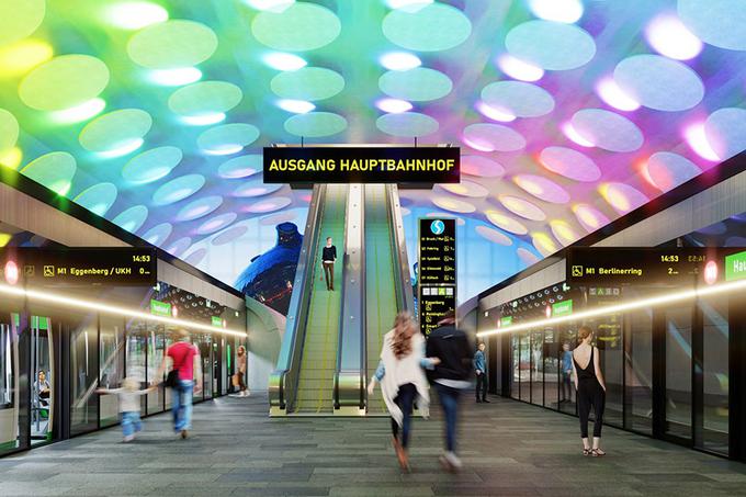 Tako so si arhitekti zamislili postajo graškega metroja pri glavni železniški postaji. | Foto: Graz.at