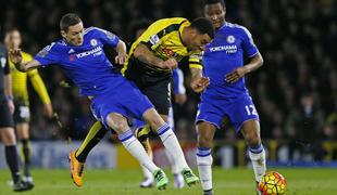 Chelsea remiziral z Watfordom, Everton le našel pot do zmage