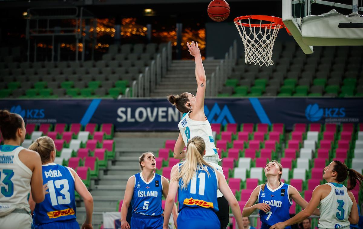Slovenija Islandija ženska košarkarska reprezentanca | Slovenske košarkarice so kvalifikacije za evropsko prvenstvo končale s šestimi zmagami. | Foto Vid Ponikvar
