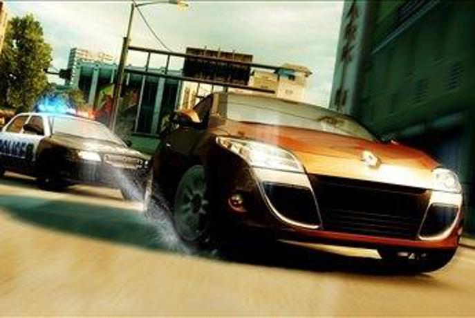 Mégane coupé v računalniški igri