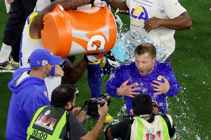 McVay Super Bowl | Sean McVay je pri 36 letih postal najmlajši trener z osvojenim Super Bowlom. | Foto Reuters