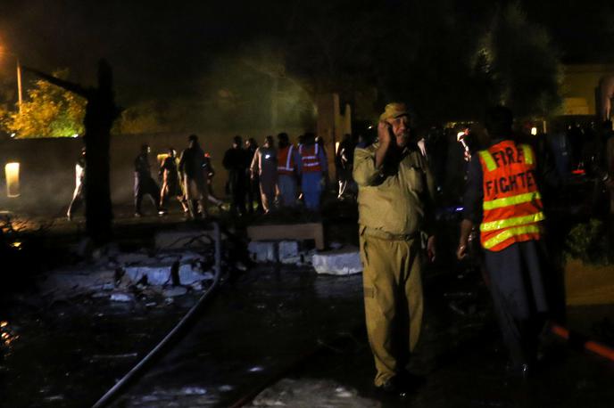 Eksplozija | V eksploziji je življenje izgubilo pet oseb, še 12 jih je bilo ranjenih.  | Foto Reuters