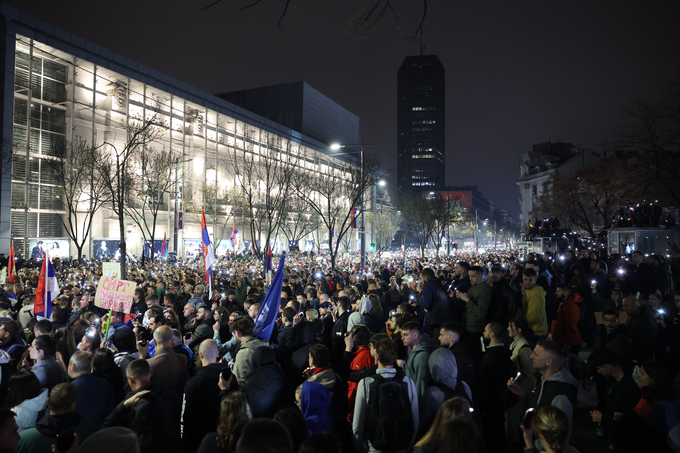 Protesti Beograd 15.03 | Foto: Ana Kovač