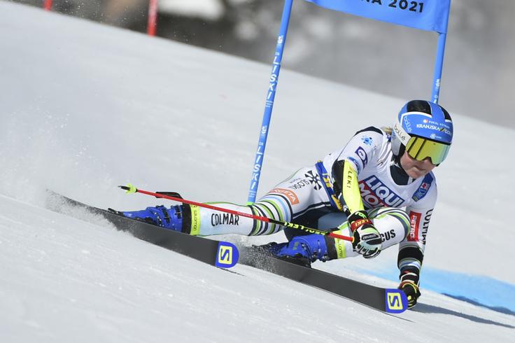 Meta Hrovat je po desetem mestu v drugi vožnji odstopila. | Foto: AP / Guliverimage