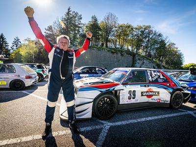 Že trinajsti naslov gorskega prvaka - Milan Bubnič in lancia delta sta zdržala do cilja