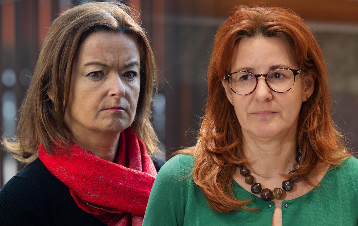 Tanja Fajon, Andreja Katič | Mednarodno kazensko sodišče (ICC) je oktobra lani slovensko sodnico Beti Hohler imenovalo v tričlanski panel, ki med drugim odloča o morebitni izdaji naloga za pridržanje izraelskega premierja Benjamina Netanjahuja zaradi zločinov v Gazi. | Foto STA