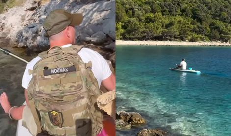 Posnetki razkrivajo: hollywoodski zvezdnik dopustuje na Hrvaškem #video