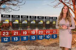 V prihodnjih dneh manj sonca in nižje temperature (video)