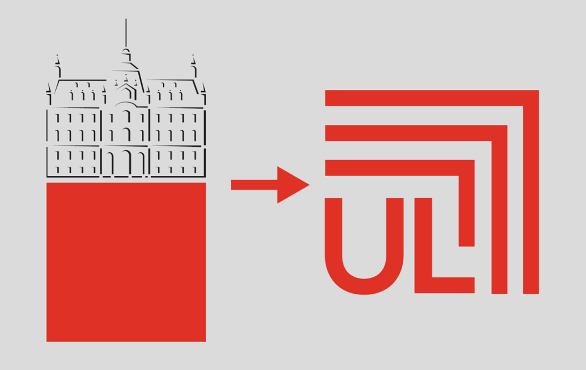 Univerza v Ljubljani, menjava logotipa | Na seji senata so se pri točki o novi podobi Univerze v Ljubljani pojavila vprašanja, ali ni osvežena podoba preveč moderna in ali bi bilo treba ohraniti podobo Deželnega dvorca. Novost so nato vseeno podprli. | Foto Iz gradiva za sejo Senata UL