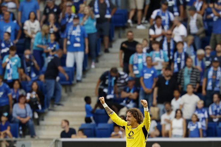 Veselje Fabio Silva po zmagi na gostovanju pri Hoffenheimu. | Foto: Reuters