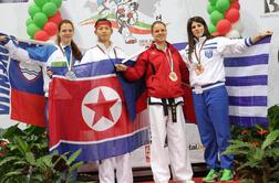 Siršetova svetovna podprvakinja, Rezar tretji v neolimpijskem taekwondoju