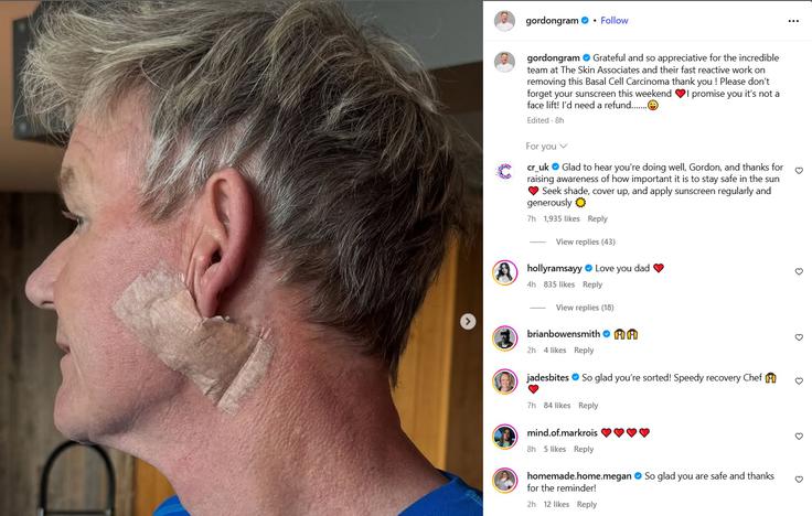 Gordon Ramsay | Foto: Instagram/Gordon Ramsay