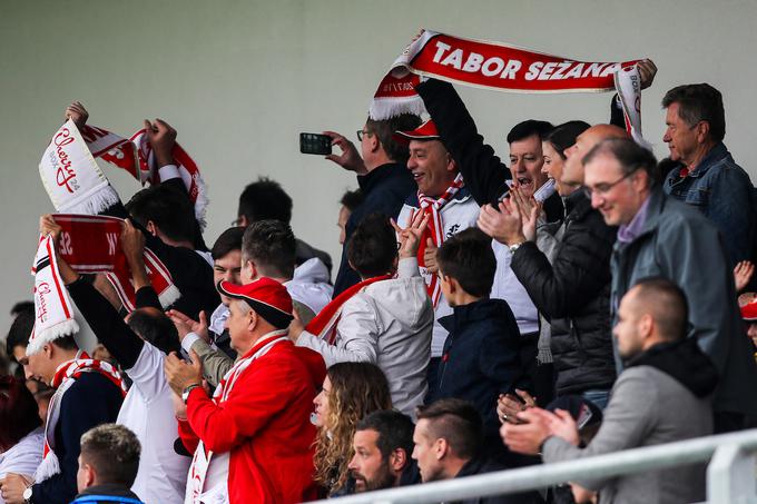 Navijači Tabora so se razveselili nove točke med prvoligaši. | Foto: Matic Klanšek Velej/Sportida