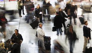 Na Frankfurtskem letališču lani rekordno število potnikov
