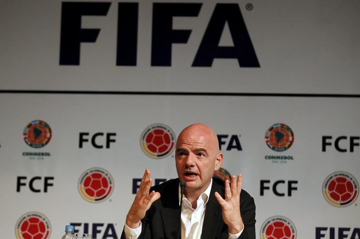 Švicar Gianni Infantino je konec februarja zasedel položaj predsednika Fife. | Foto: 