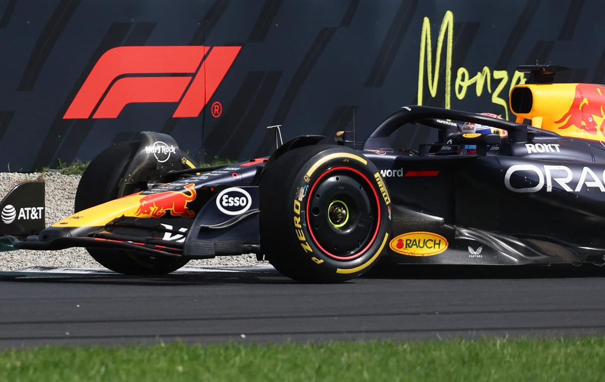 Monza Max Verstappen | Max Verstappen je poskrbel, da je bila nedeljska dirka v Monzi najhitrejša in najkrajša v zgodovini. | Foto Reuters