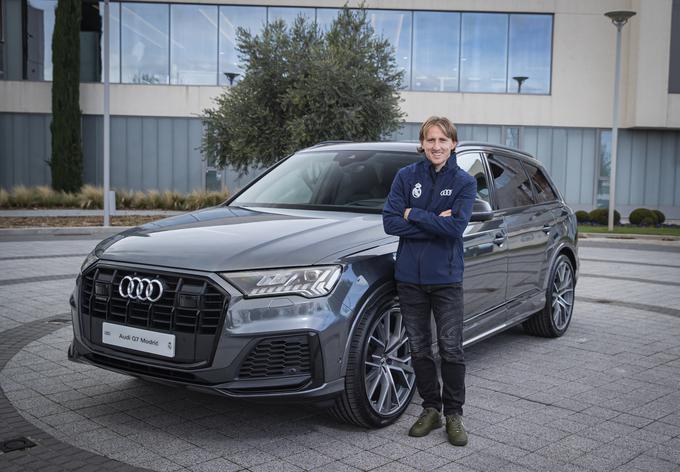 Luka Modrić pred audijem Q7 | Foto: Audi