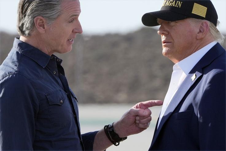 Gavin Newsom Donald Trump | Foto: Guliverimage