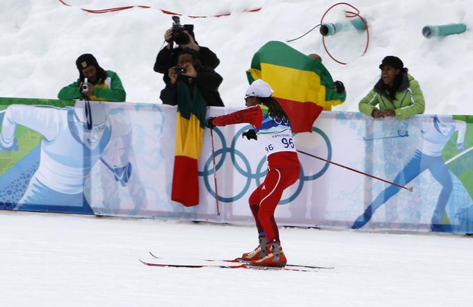 Robel Zemichael Teklemariam je brani lbarve Etiopije na zimskih olimpijskih igrah v Torinu (2006) in Vancouvru (2010). | Foto: Guliverimage/Vladimir Fedorenko