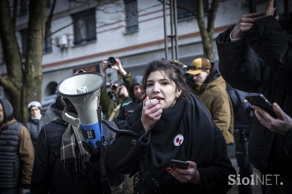 Shod v podporo študentov v Srbiji