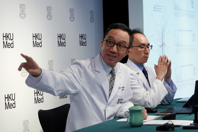 Gabriel Leung | Gabriel Leung, vodja katedre za javno zdravje na univerzi v Hongkongu in vodilni epidemiolog v tej državi, trdi, da se epidemija koronavirusa lahko razširi na dve tretjini svetovnega prebivalstva, če je pristojnim ne bo uspelo pravočasno obvladati. | Foto Reuters