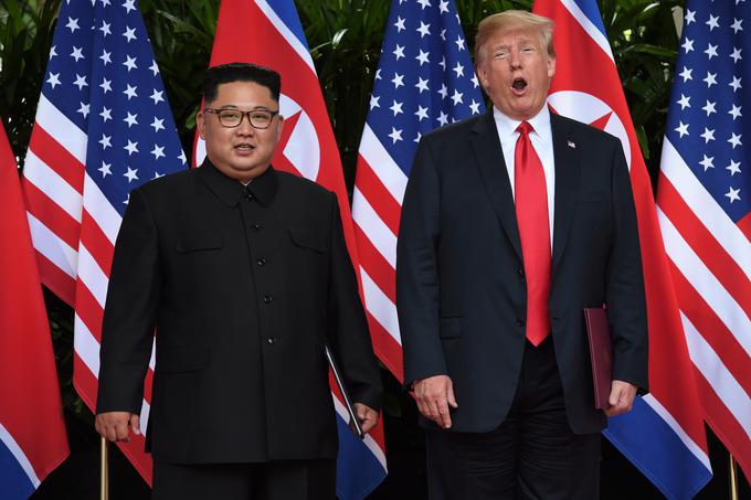 Kim Jong-un in Donald Trump | Foto: Reuters