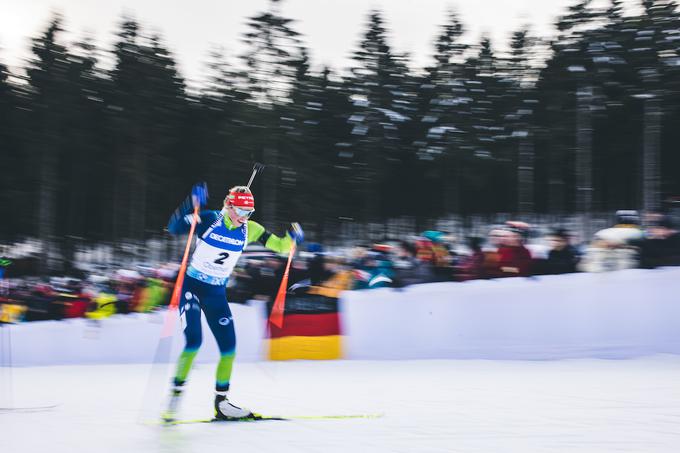 Anamariji Lampič je bolezen pobrala nekaj moči, a ji je boljši dosežek onemogočilo predvsem slabše streljanje stoje. | Foto: Grega Valančič/Sportida