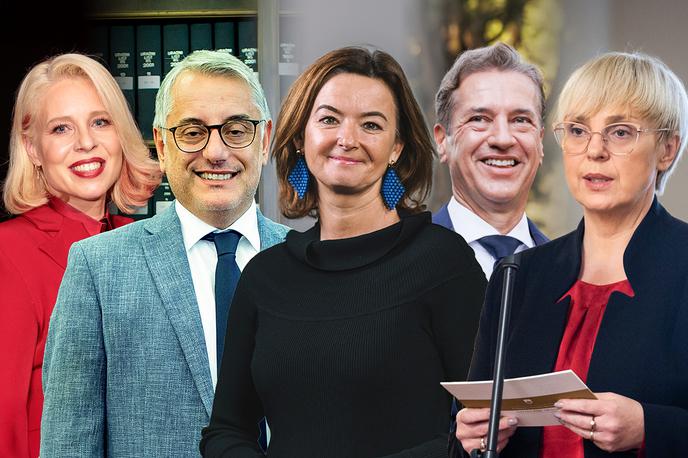 Kolaž | Kaj si želijo v letu 2026, smo med drugim vprašali predsednico DZ Urško Klakočar Zupančič, ministra Matjaža Hana in Tanjo Fajon, premierja Roberta Goloba ter predsednico Natašo Pirc Musar. | Foto Ana Kovač, Jan Lukanović, STA, Mediaspeed
