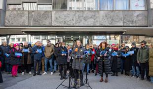 Stavkajoči na RTV Slovenija znova opozarjajo na nerazumevanje vodstva