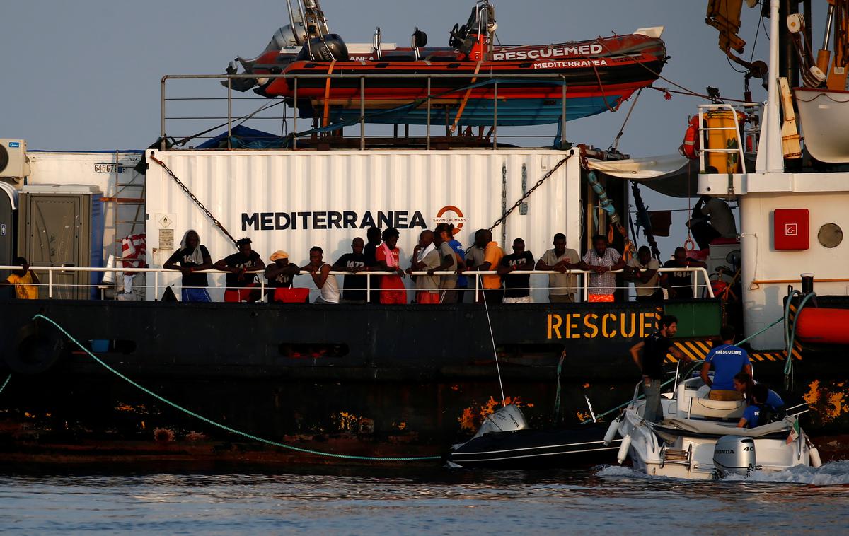 mare Jonio ladja migranti | Foto Reuters