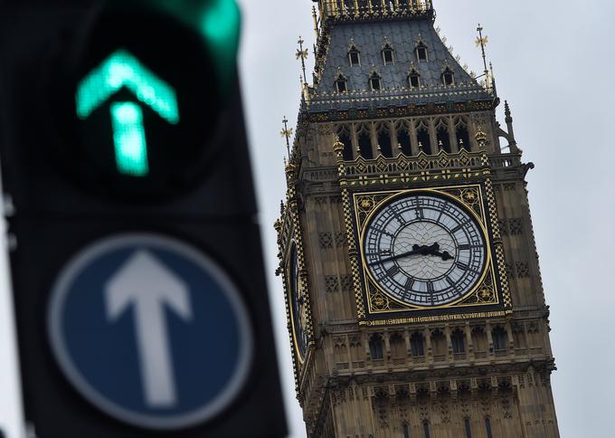 Združeno kraljestvo Velike Britanije in Severne Irske, Irska in Portugalska so v zahodnoevropskem časovnem pasu, to je eno uro za nami. | Foto: Reuters