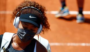 Naomi Osaka se umika z OP Francije