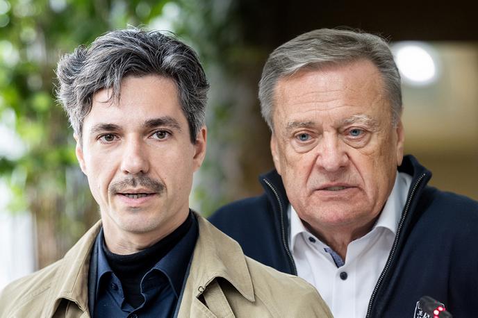 Luka Mesec, Zoran Janković | O tem, kakšen izid nedeljskega referenduma napoveduje, je povedal, da je Janković na referendumu "že poražen in tak pričakujem tudi rezultat". | Foto Gaja Hanuna, STA