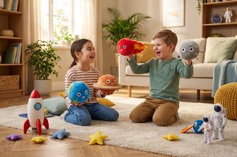 Tuš z Astro prijatelji: ko nakup postane vesoljska pustolovščina za vso družino