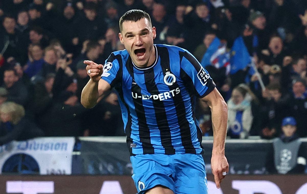 Club Brugge Ferran Jutgla | Ferran Jutgla je Club Brugge v vodstvo popeljal že v 15. minuti. | Foto Reuters