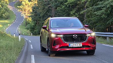 Mazda CX-80: velik SUV, kjer je v ospredju prostor, udobje in odličen dizelski motor