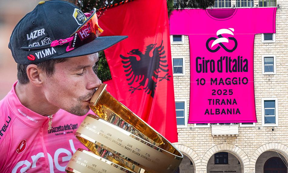 V živo: Primož Roglič v Albaniji začel lov na drugo zmago na Giru